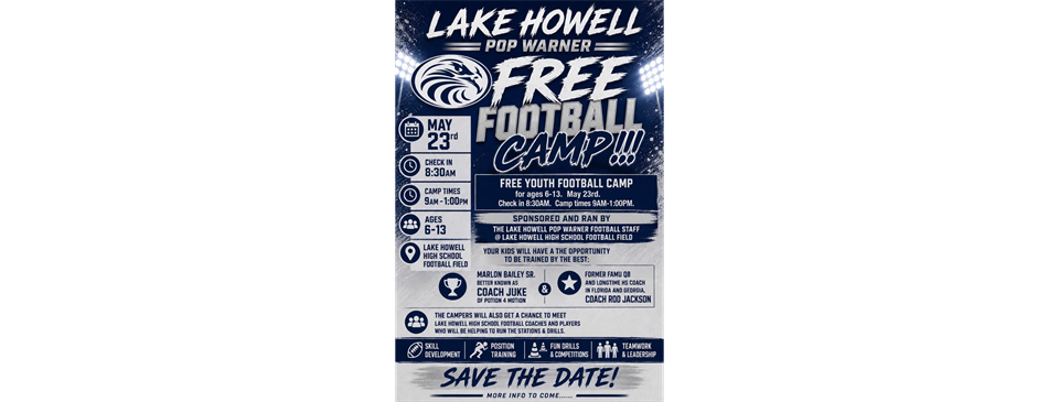 FREE YOUTH FOOTBALL CAMP 
